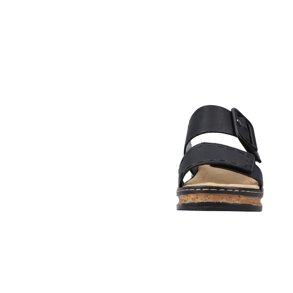 Rieker Black sandal 62950-00