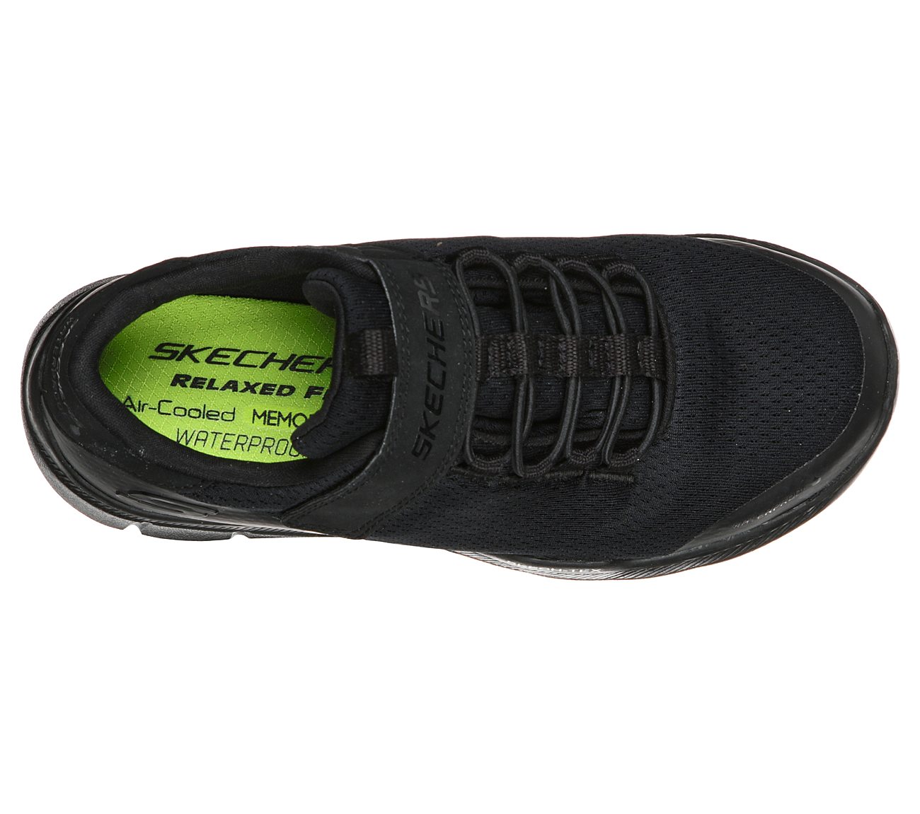 Skechers Junior Trainer EQUALIZER 3.0 - AQUABLAST 97925bbk Waterproof Slip On Trainer