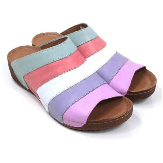 Adesso Soft Leather Mule sandals EVA ICE CREAM
