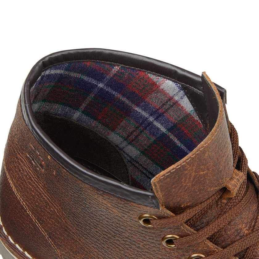 Grafters Original Brown Waxy Leather Unisex Monkey Boots B430