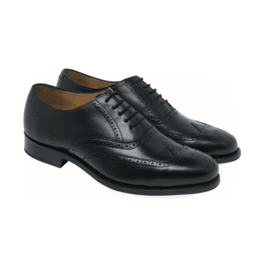 Barker brogue SHOE Glasgow black leather