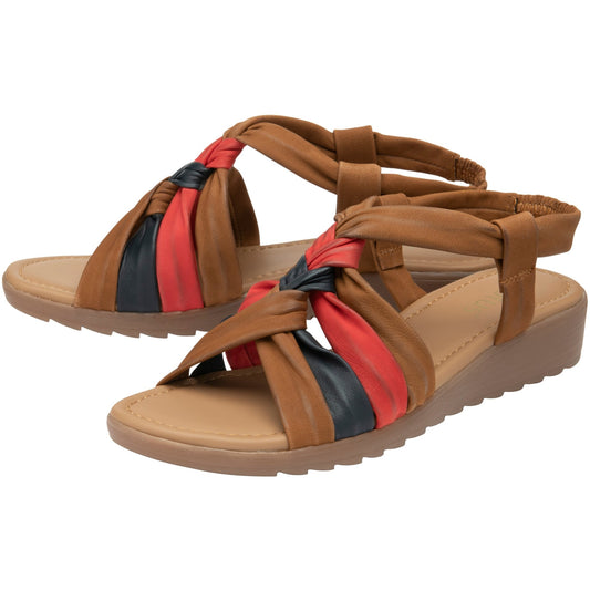 Lotus Open Toe Sandal Ember Lot TAN ULP212