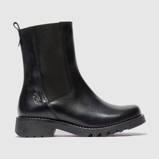 Fly London Chelsea Boot REIN BLACK