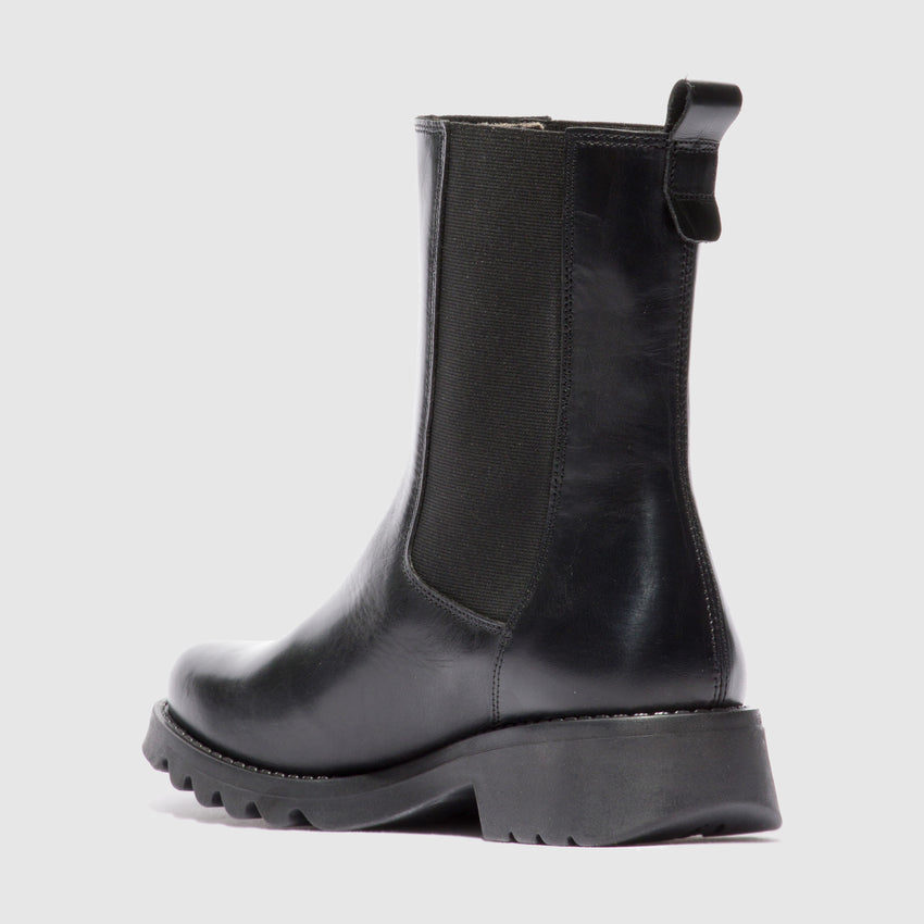 Fly London Chelsea Boot REIN BLACK