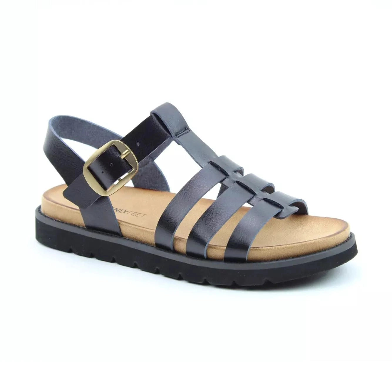 Heavenly Feet Saltwater BLACK Sandal