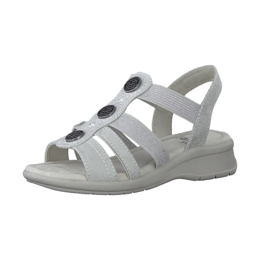 Jana 28165 GREY Slip On Sandals