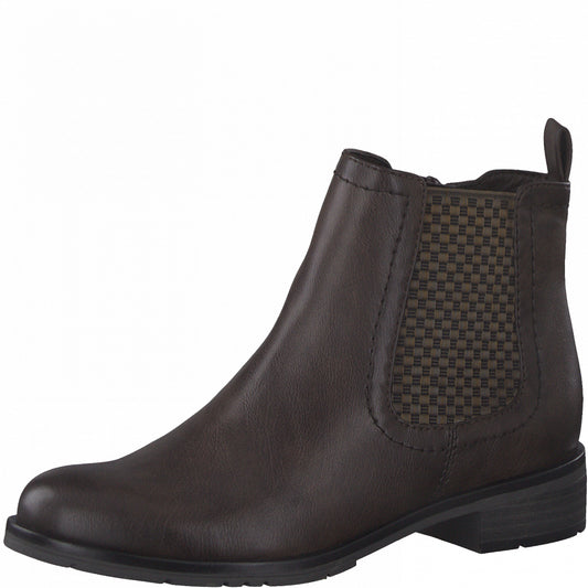 Jana Ankle Boot with Zip 25377 BLACK