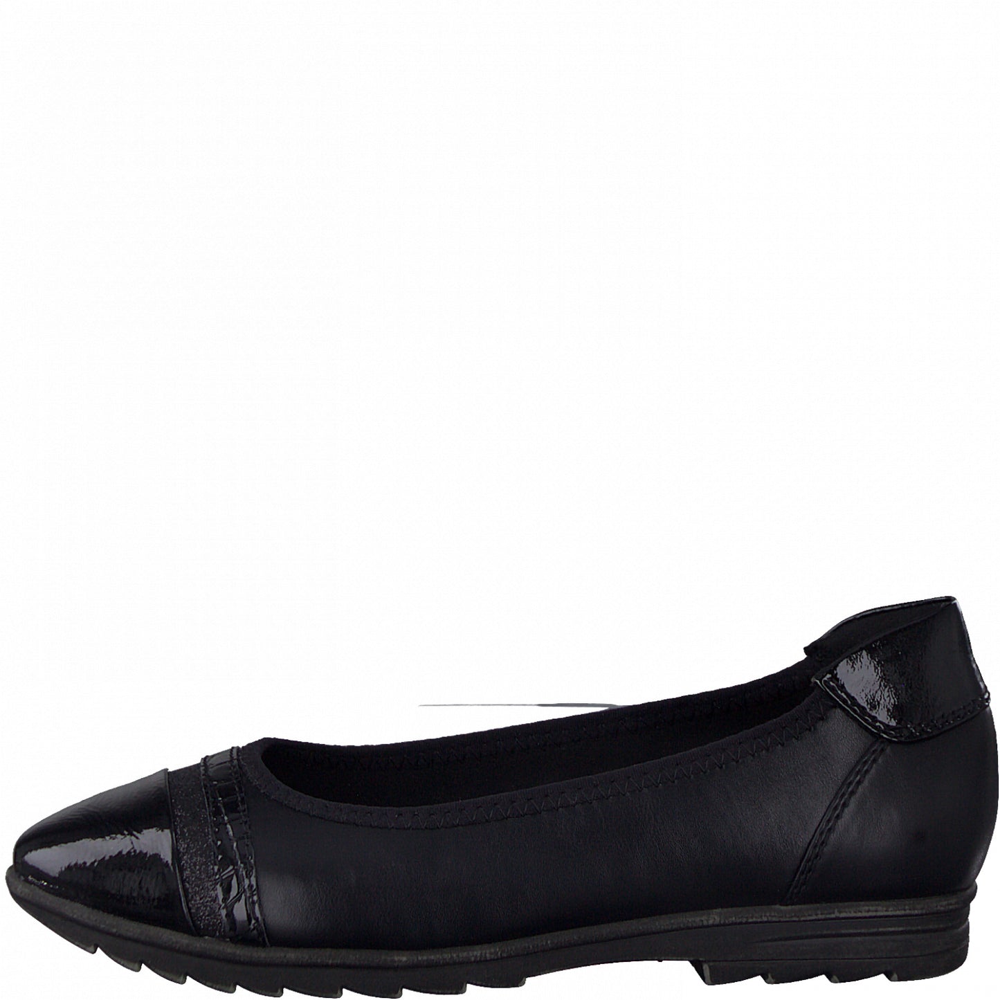 Jana Ballet Flat Shoe 22170 BLACK