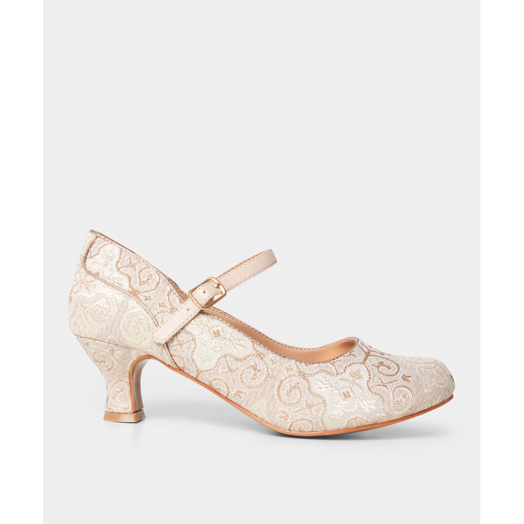 Joe Browns Perfect Moment GOLD Bar Shoes KC286A