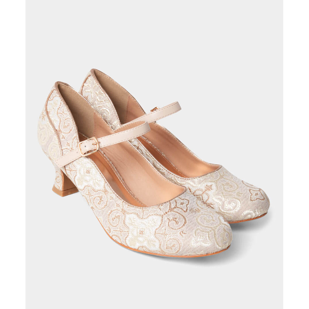 Joe Browns Perfect Moment GOLD Bar Shoes KC286A