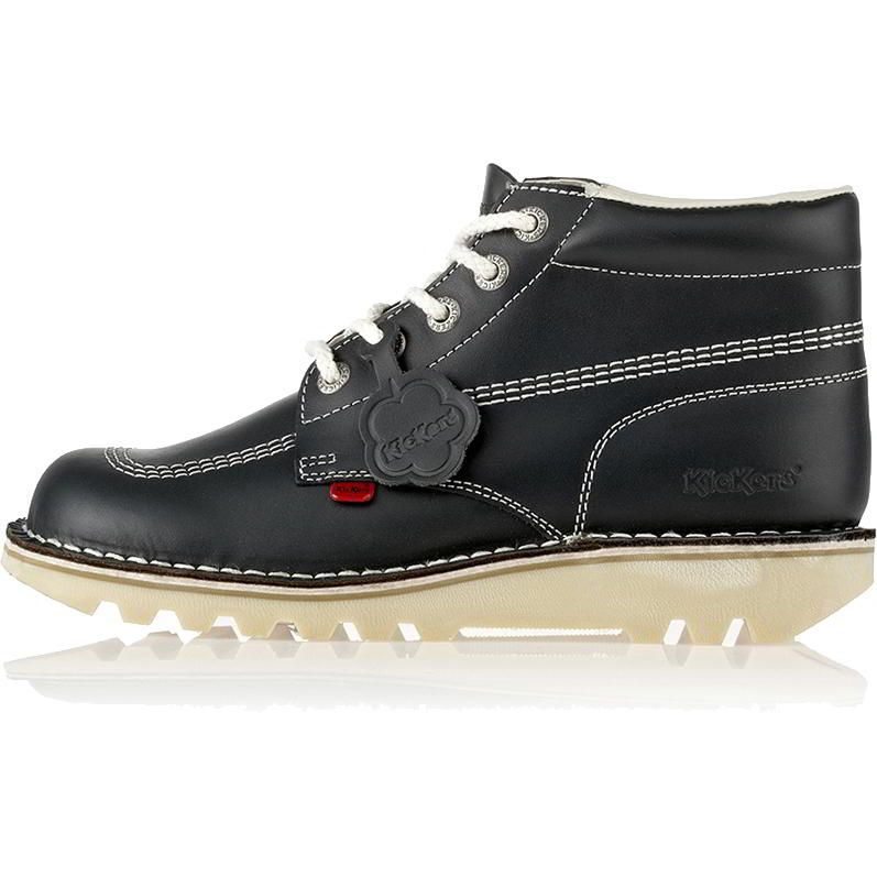 Mens Kickers Kick Hi NAVY Leather Boots