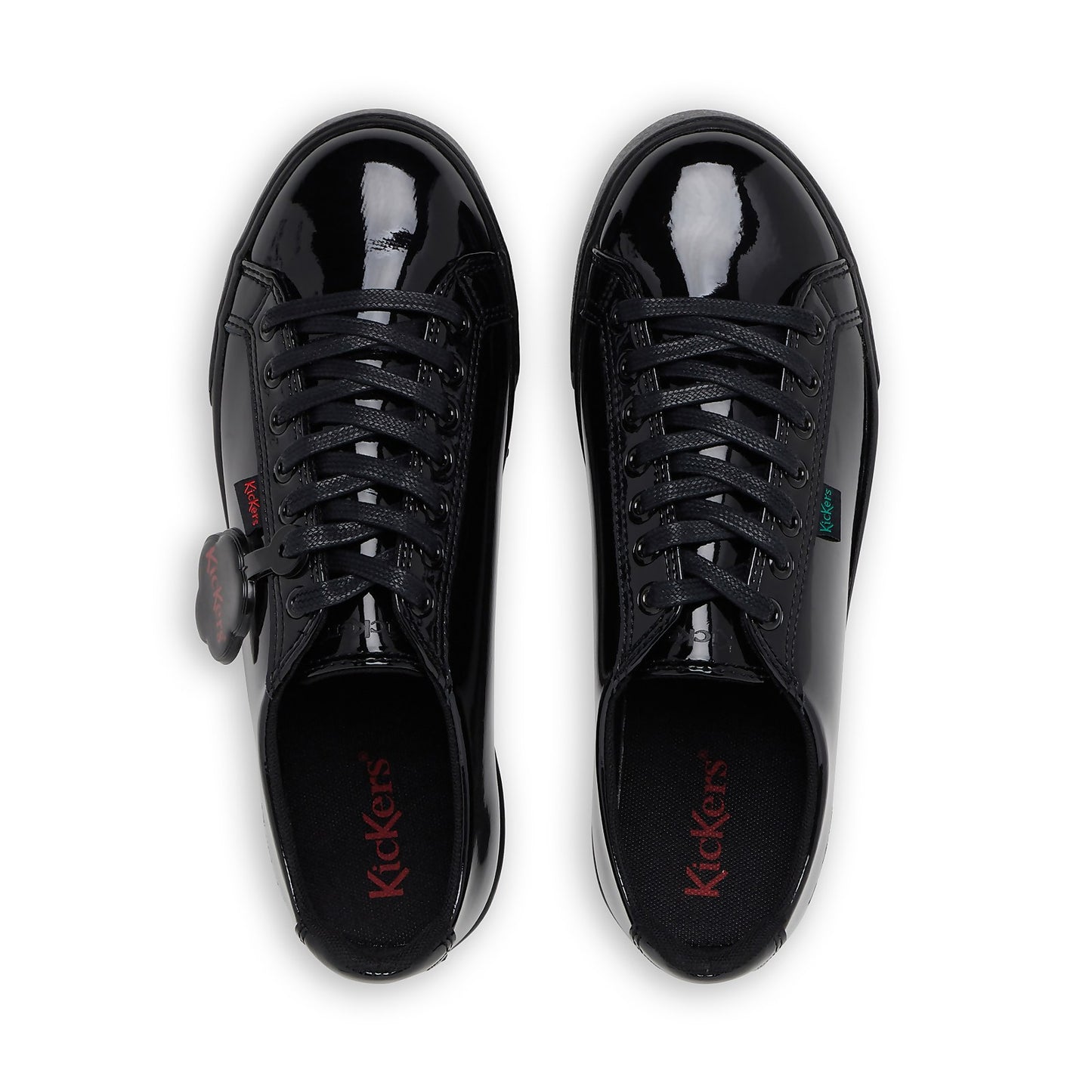 Kickers Tovni Lacer Teen 31-39 BLACK PAT