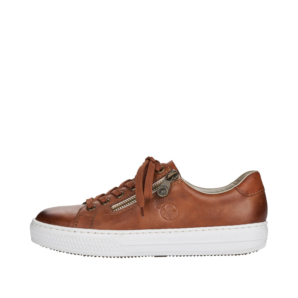Rieker Lace up shoe with a zip MUSCAT L59L1-25