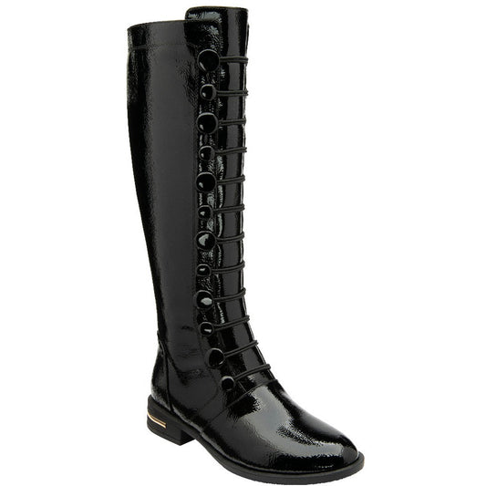 Lotus Long Boot Lisa BLACK PAT