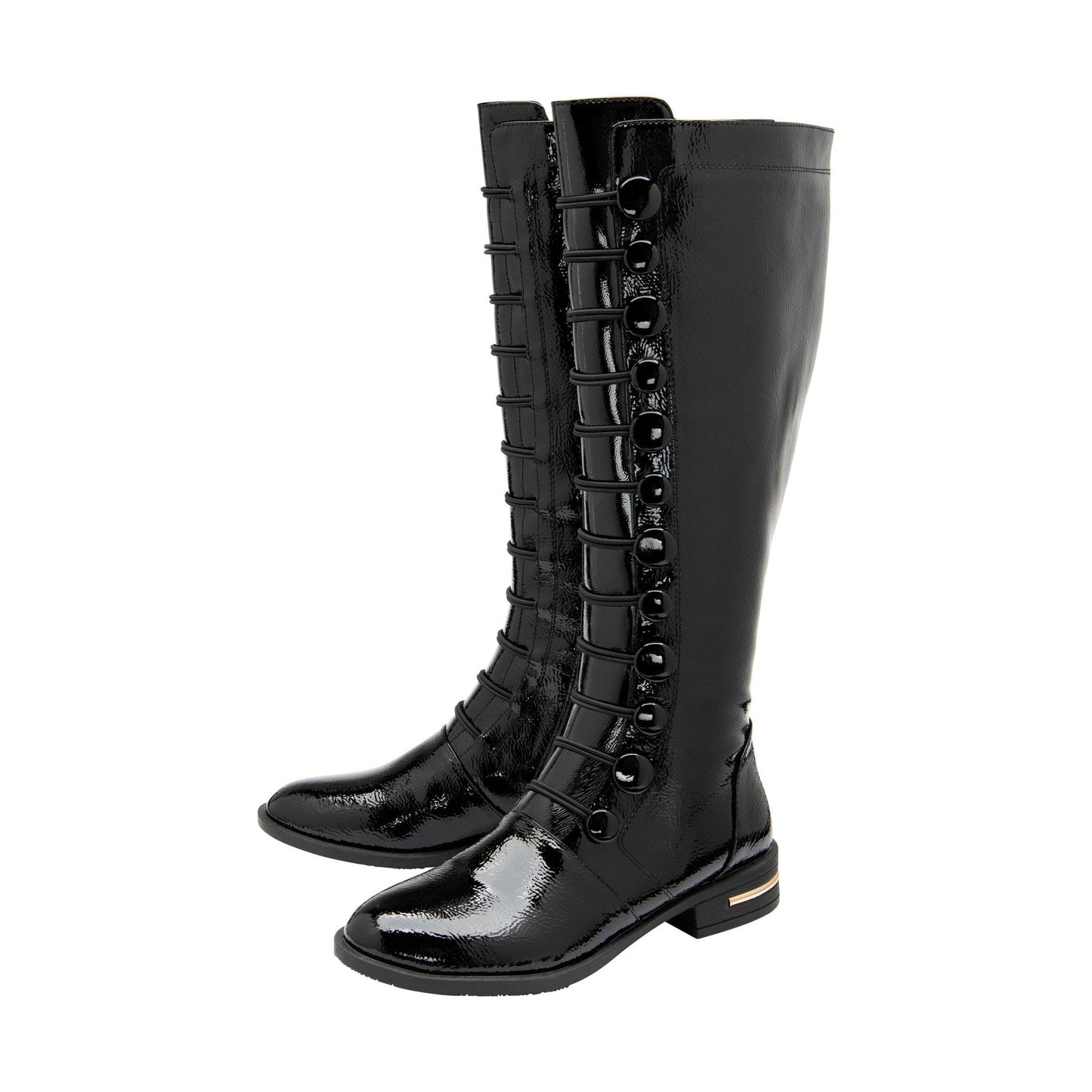 Lotus Long Boot Lisa BLACK PAT