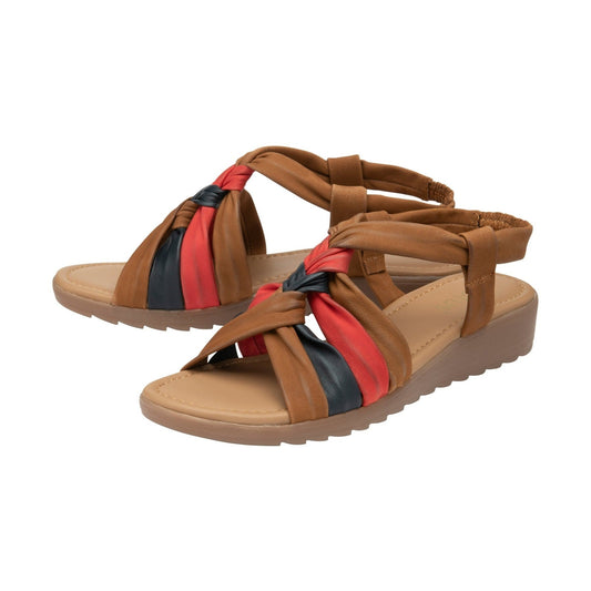 Lotus Open Toe Sandal Ember Lot TAN ULP212