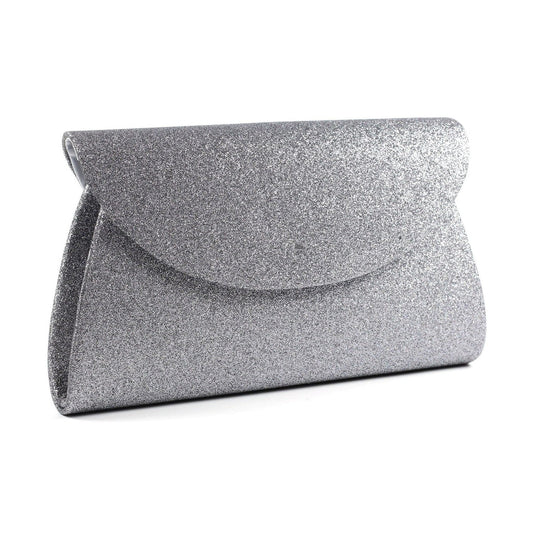 Lunar Sariyah Occasion Wear Matching Bag PEWTER ZLR046PW
