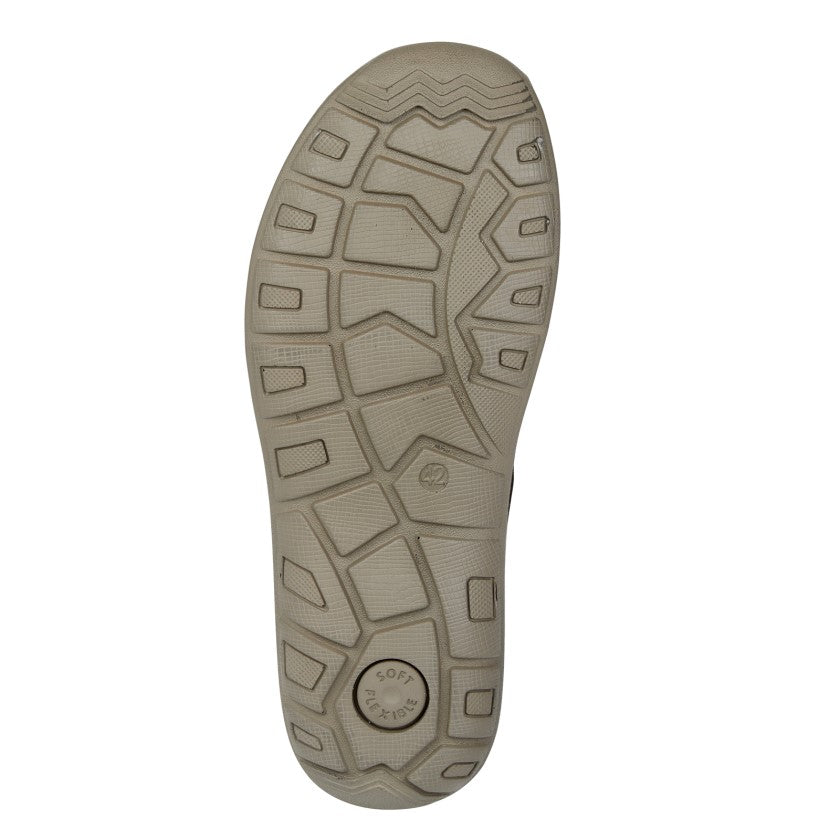 Roamers M416 BROWN Touch Fastening Sandal