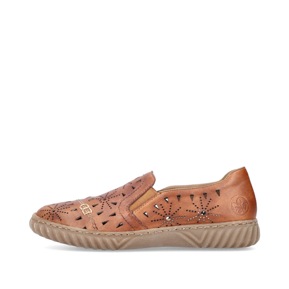 Rieker Casual Shoe TAN N0967-22