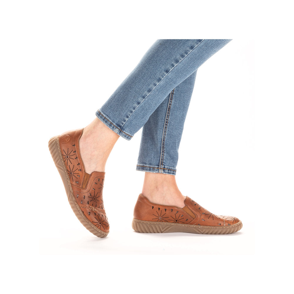 Rieker Casual Shoe TAN N0967-22