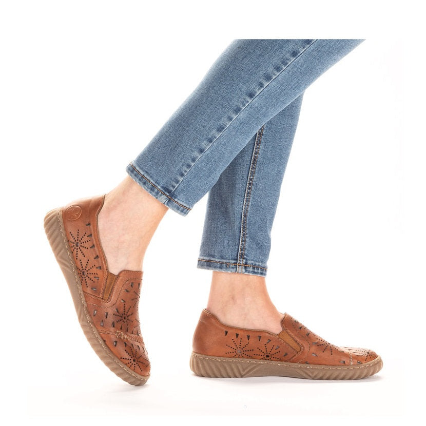 Rieker Casual Shoe TAN N0967-22