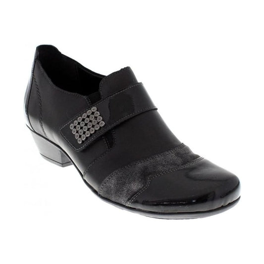 REMONTE D7333-01 LADIES BLACK COMBINATION SHOES