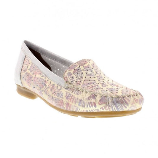 RIEKER Casual shoe 40086-90 in Metallic Combination