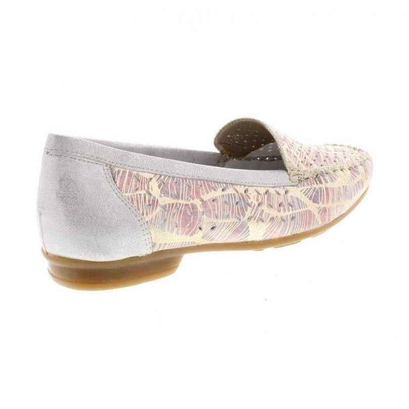 RIEKER Casual shoe 40086-90 in Metallic Combination