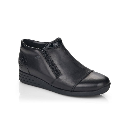 Rieker Ankle Boot with zip 58491-00 BLACK