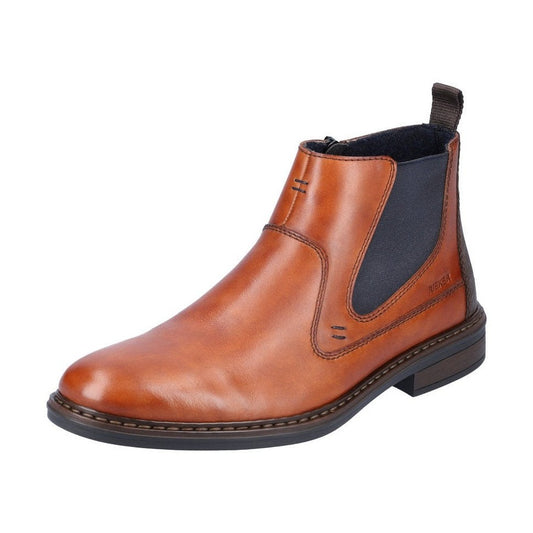 Rieker Men's Boot 17654 Chelsea Boot with Zip 17654-22 NUT