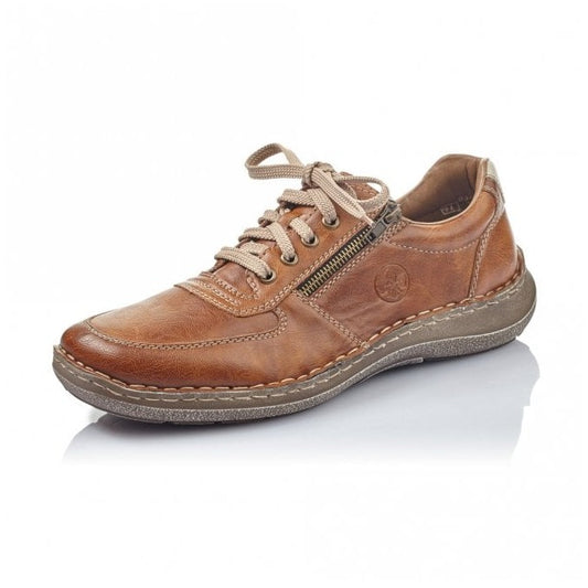 Rieker Men's Casual Shoe with Lace and Zip 03030-25