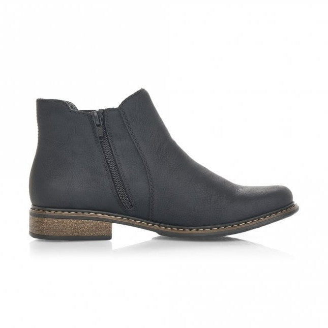 Rieker Smart Ankle Boot with zip Z4994-00 BLACK