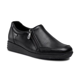 Rieker lady's shoe with zip 58494-00 BLACK
