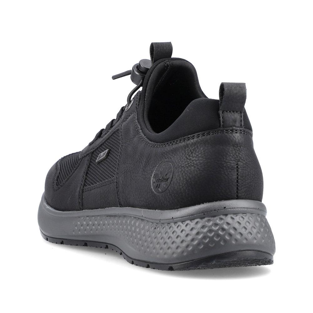 Rieker Men's Trainer Shoe with elastic lace B7650-00 BLACK