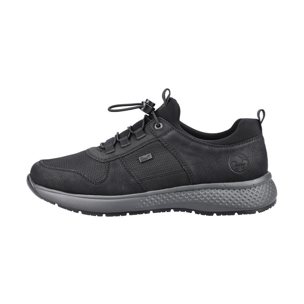 Rieker Men's Trainer Shoe with elastic lace B7650-00 BLACK