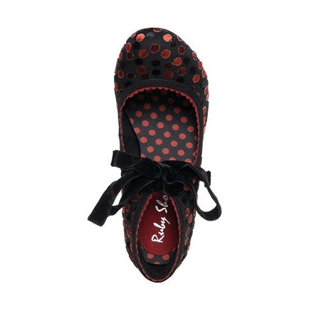 Ruby Shoo Willow RED NOIR to match bag Alberta Red Noir