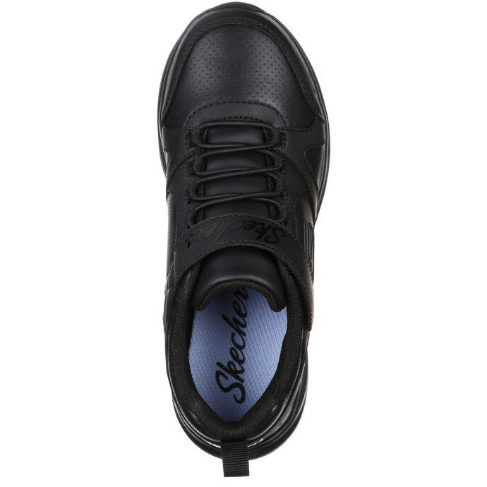 Skechers School Trainer 81445-BBK BLACK touch fastening