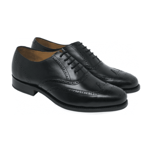 Barker brogue SHOE Glasgow black leather