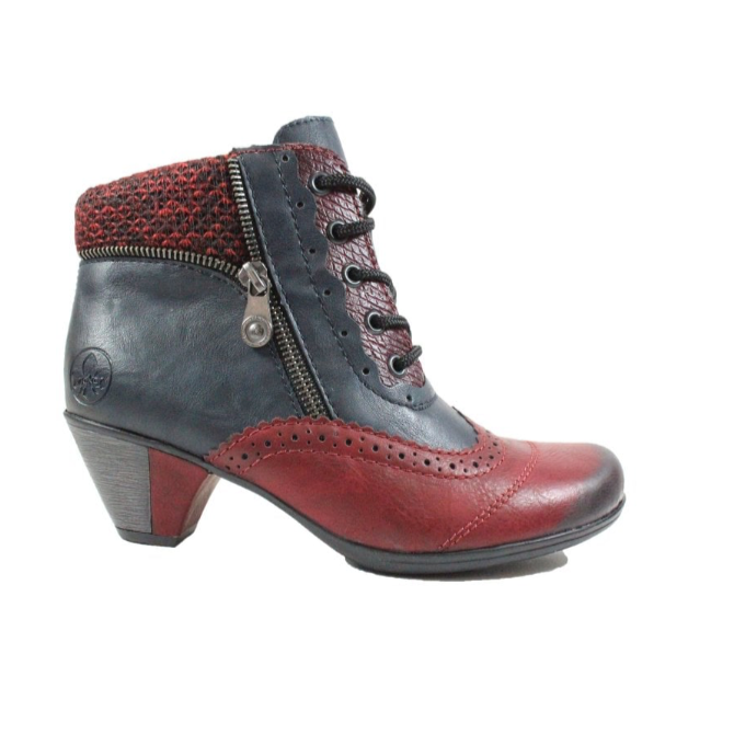 Rieker blue ankle 2024 boots