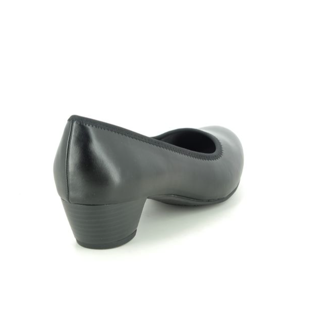 Jana Court Shoe Wide Fitting 22360 BLACK