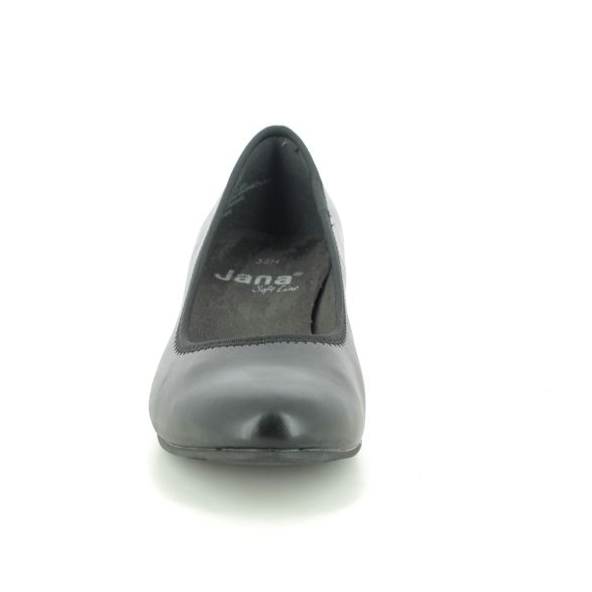 Jana Court Shoe Wide Fitting 22360 BLACK