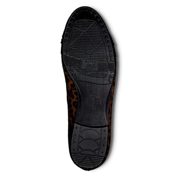 Jana BALLET PUMP BLACK LEOPARD 22165