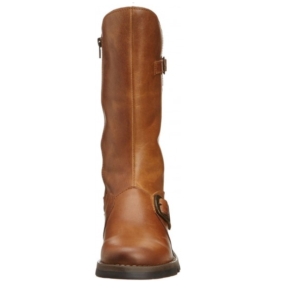 FLY London Mid Calf Boot MES 2 Camel Leather