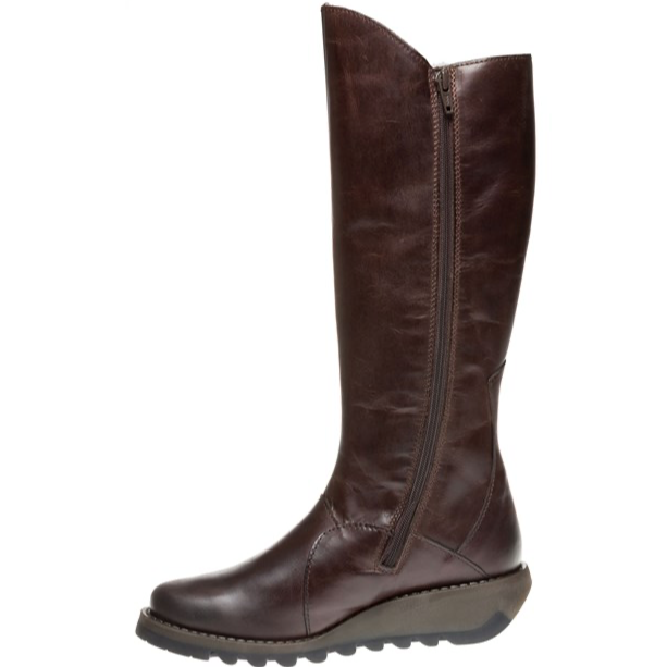 Fly London Long Boot MOL 2 Dark Brown