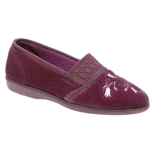 Ladies Slipper by Sleepers Inez in Heather LS792M