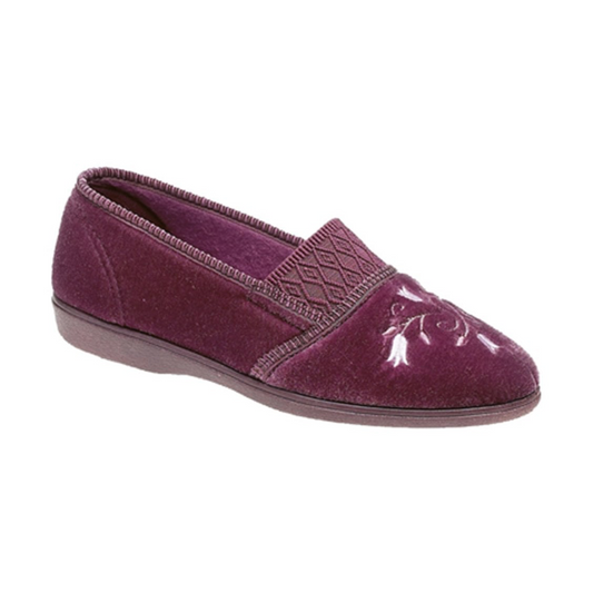 Ladies Slipper by Sleepers Inez in Heather LS792M