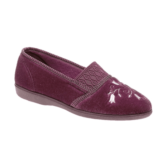 Ladies Slipper by Sleepers Inez in Heather LS792M