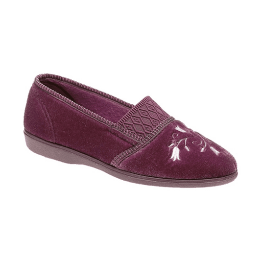 Ladies Slipper by Sleepers Inez in Heather LS792M