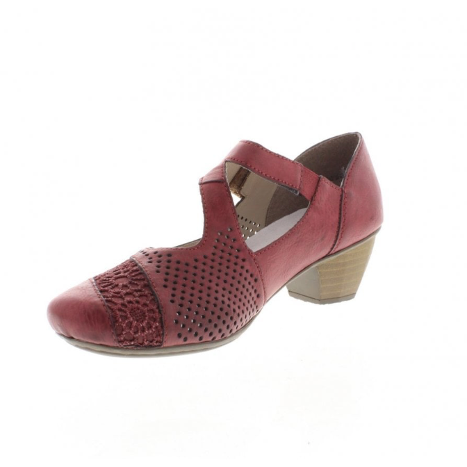 RIEKER SHOE RED HOOK AND LOOP FASTENING 41743-35 F