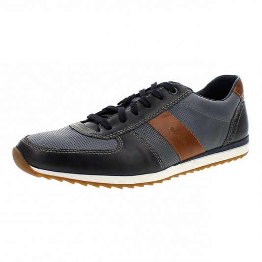 RIEKER CASUAL LACE UP SHOE BLUE 19331-14